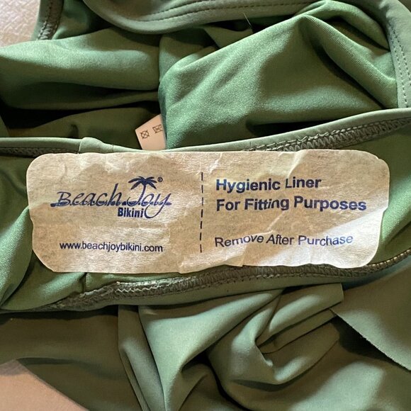 Beach Joy Bikini One Piece Swimsuit Bikini - Wmn’s Small - NWT - Green - Picture 8 of 8